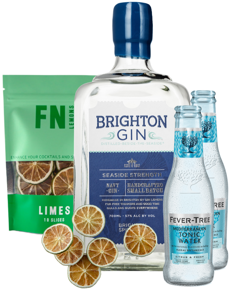Brighton Navy Strength Gin Gift Box