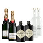 Champagne, Gin & Vodka Bundle - MOET, Hendricks & Belvedere