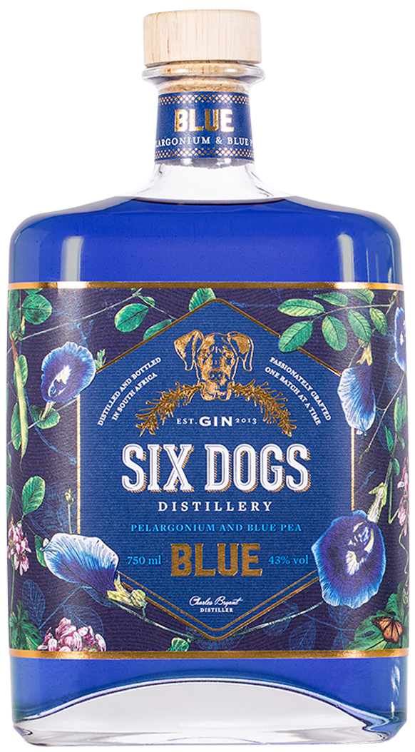 Six Dogs Blue Classic Dry Gin