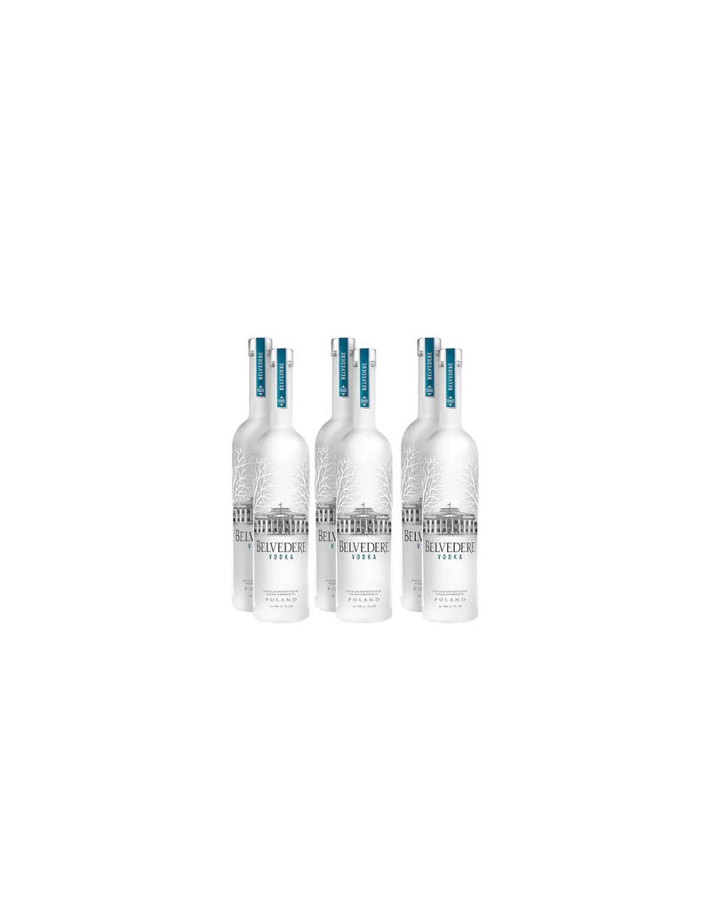 Belvedere Vodka 6 bottles Pure - 40% - 6 x 70 CL