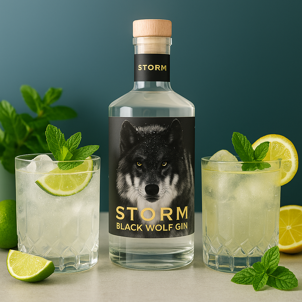 Black Wolf Gin by STORM Clothing